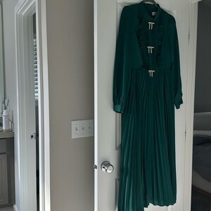 Self portrait green dress